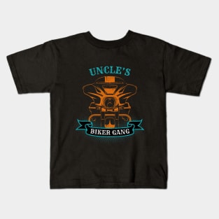 Uncle's Biker Gang Father's Day Kids T-Shirt